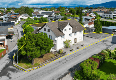 Bebautes Baugrundstück – ideal für Wohnen und Gewerbe, 6844 Altach, Grundstück gemischt genutzt