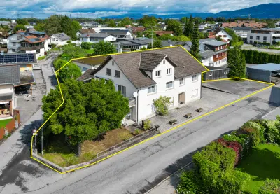 Bebautes Baugrundstück – ideal für Wohnen und Gewerbe, 6844 Altach, Grundstück gemischt genutzt