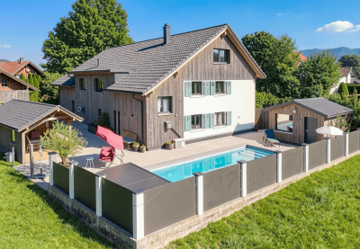 Modernisiertes Gehöft mit Pool, Sauna, Garage und ein freies Wohngefühl, 6812 Meiningen, Einfamilienhaus